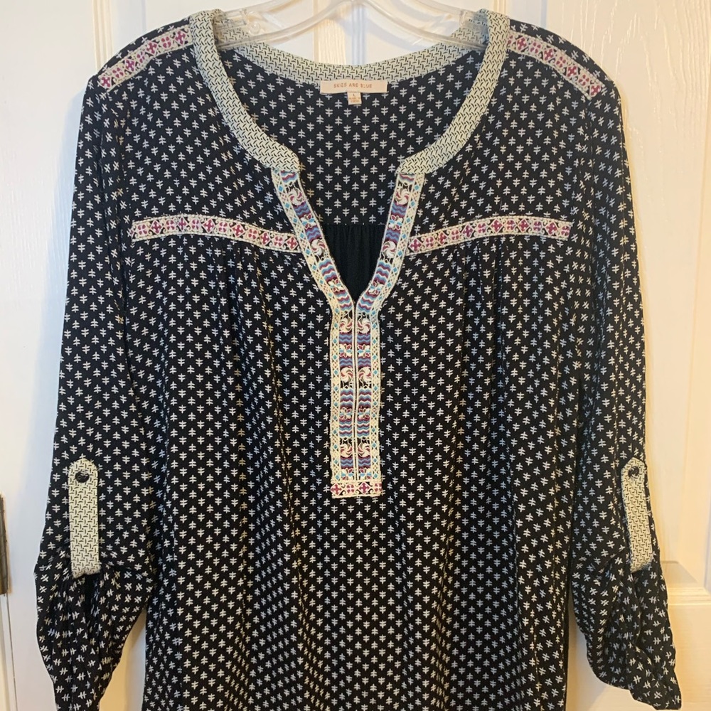 Skies Are Blue Tunic Top